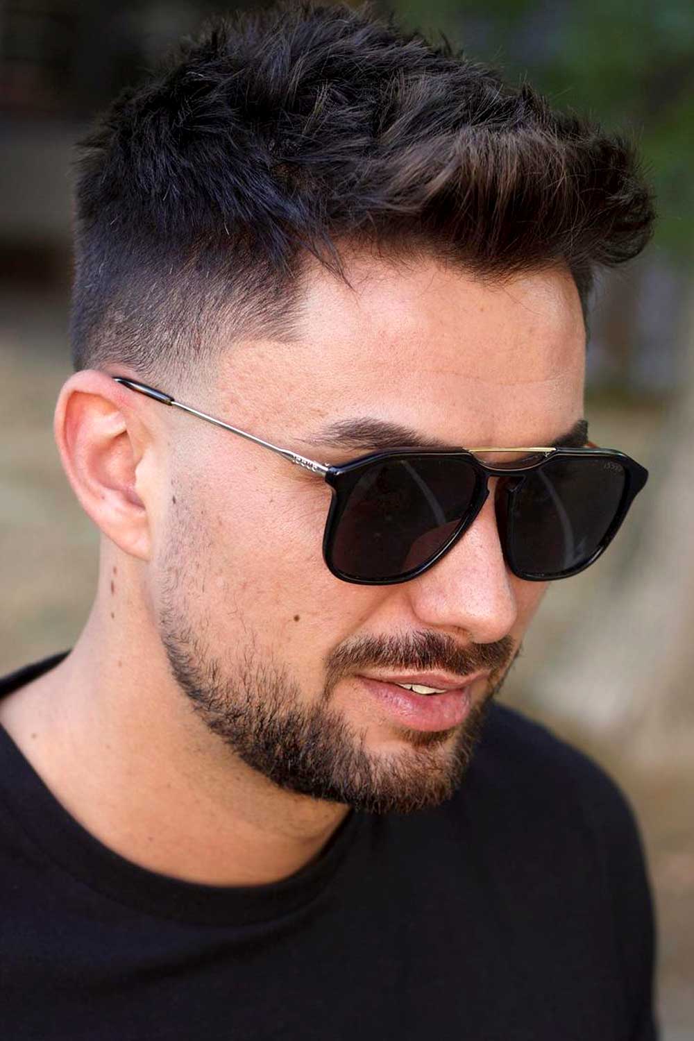 Hipster Styled Low Fade Men #lowfadehaircut #lowfade #fadehaircuts