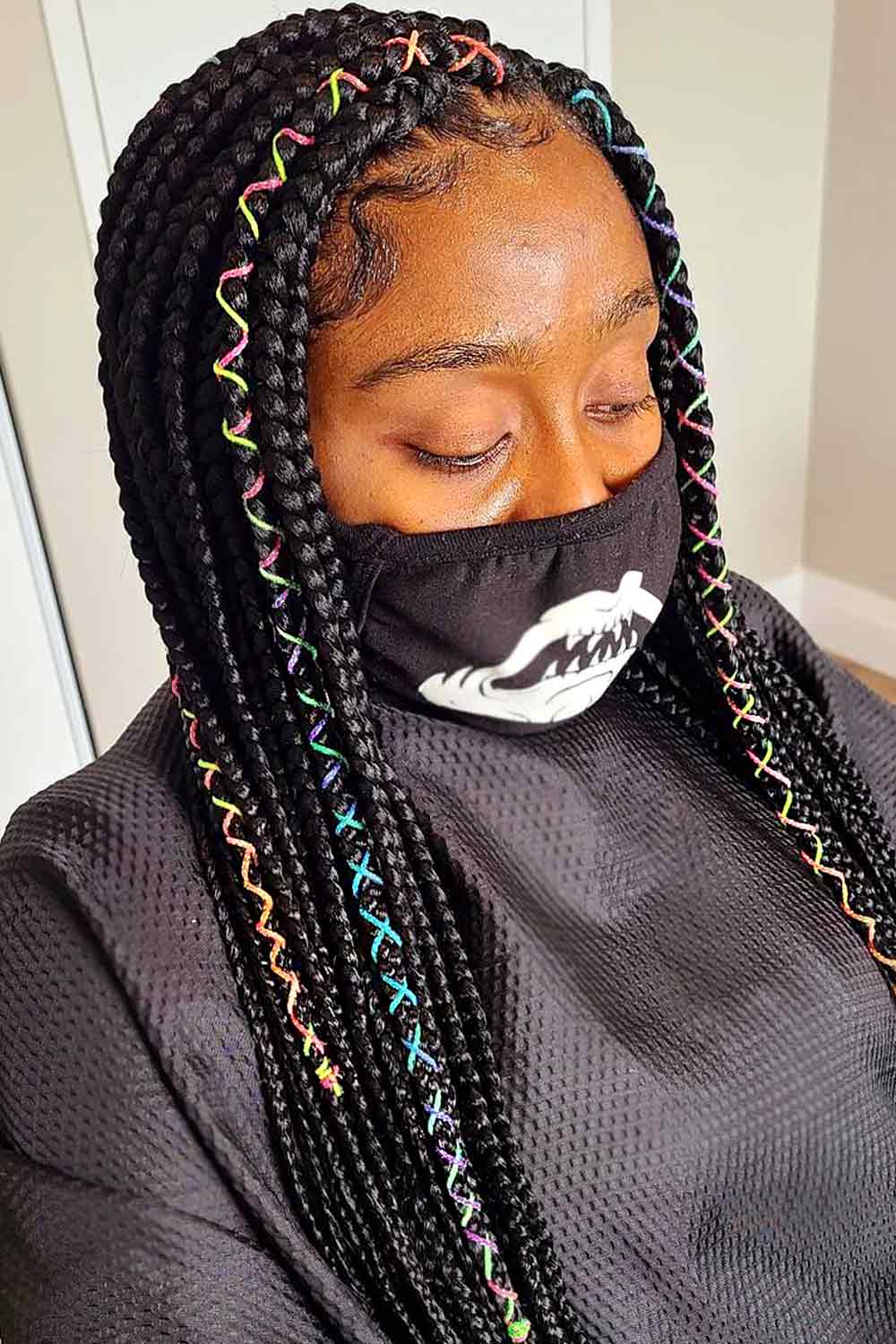 Rubber Band Hairstyles with Box Braids Read #rubberbandhairstyles #naturalhairstyles #kidshairstyles