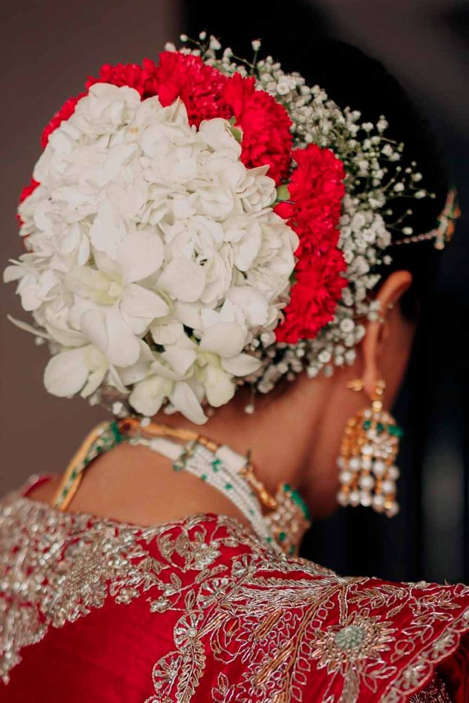 Indian Hair Accessory Indian Gajra-Bun Decoration-Indian Bridal Weddin –  ShopBollyWear.Com