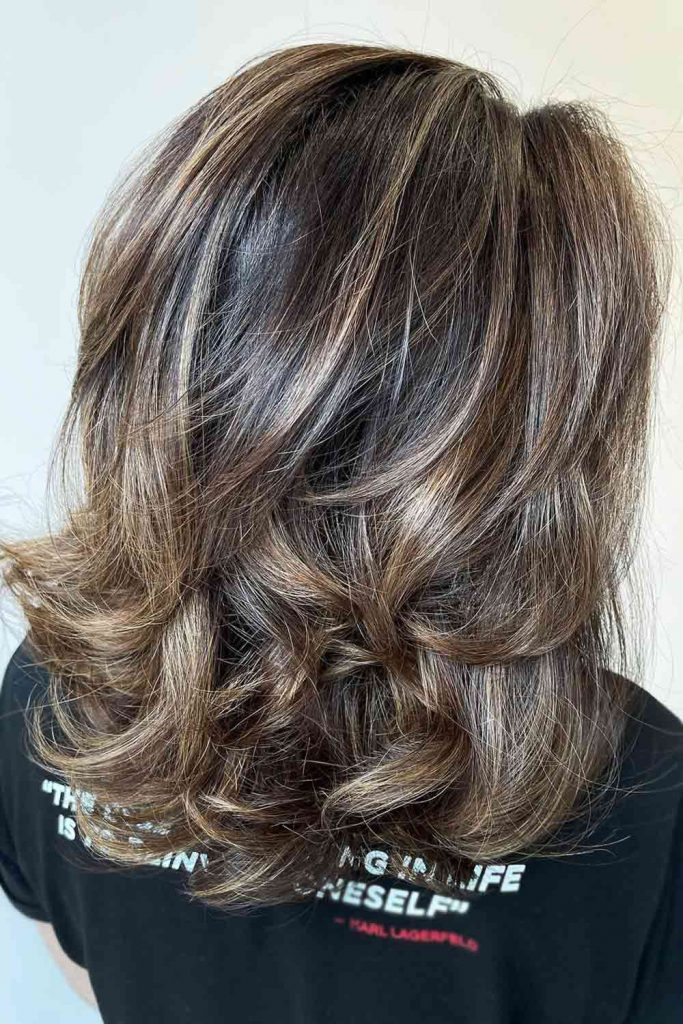 Mid-length Two-tier for Thick Hair #layeredhaircuts #layeredhair #haircuts