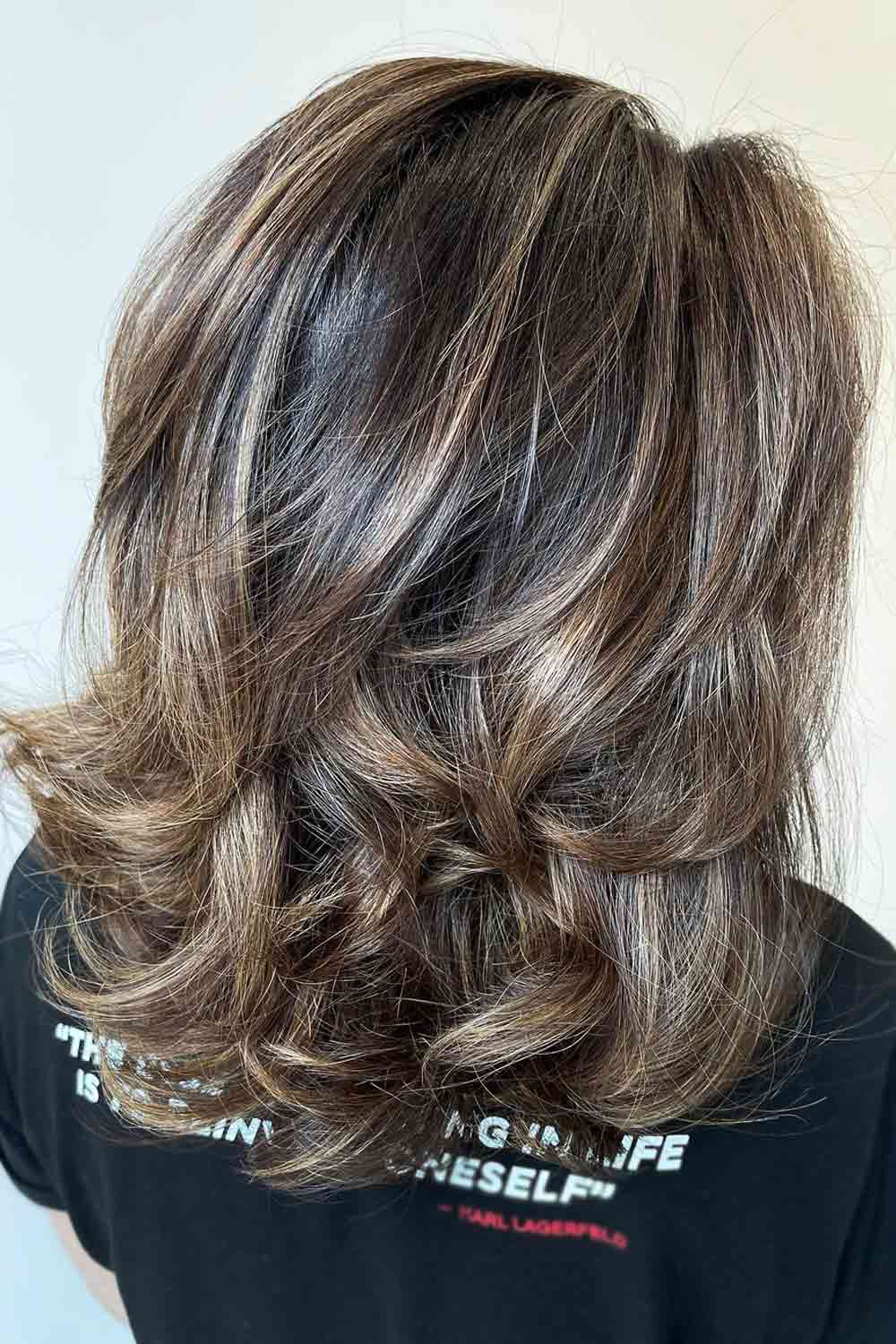 Mid-length Two-tier for Thick Hair #layeredhaircuts #layeredhair #haircuts