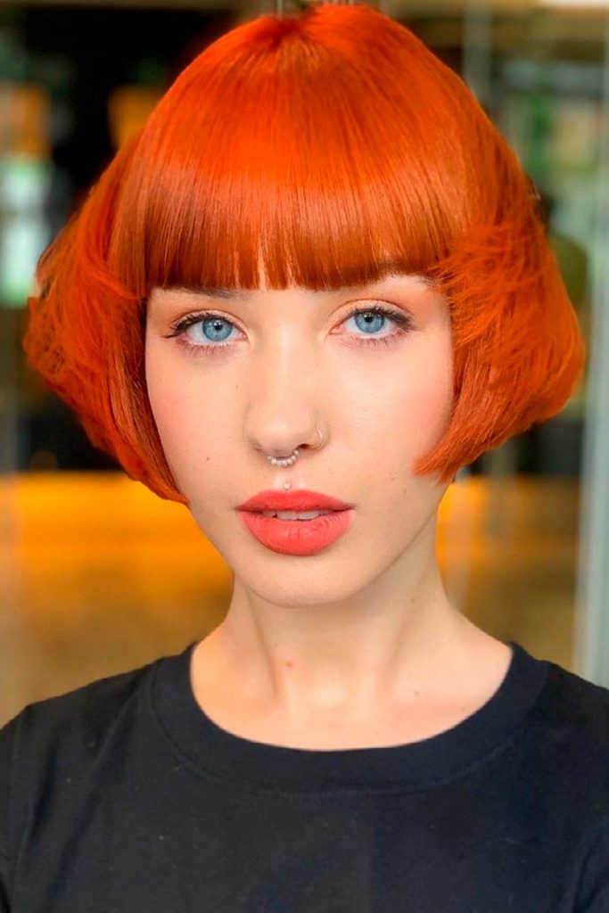 Bob Hairstyle With Bangs
