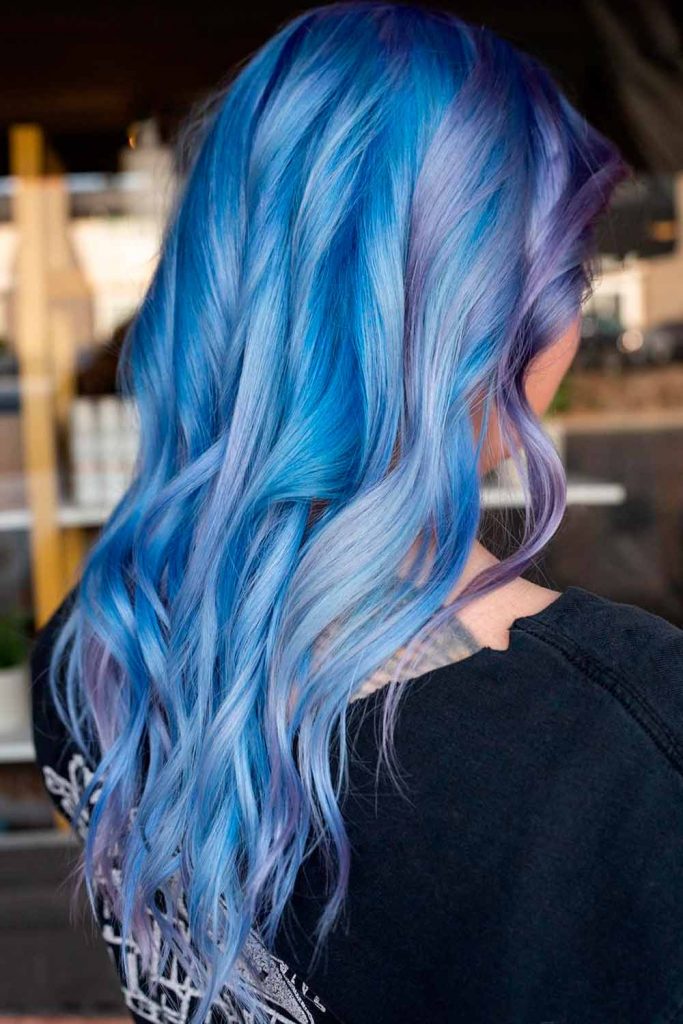 light teal hair