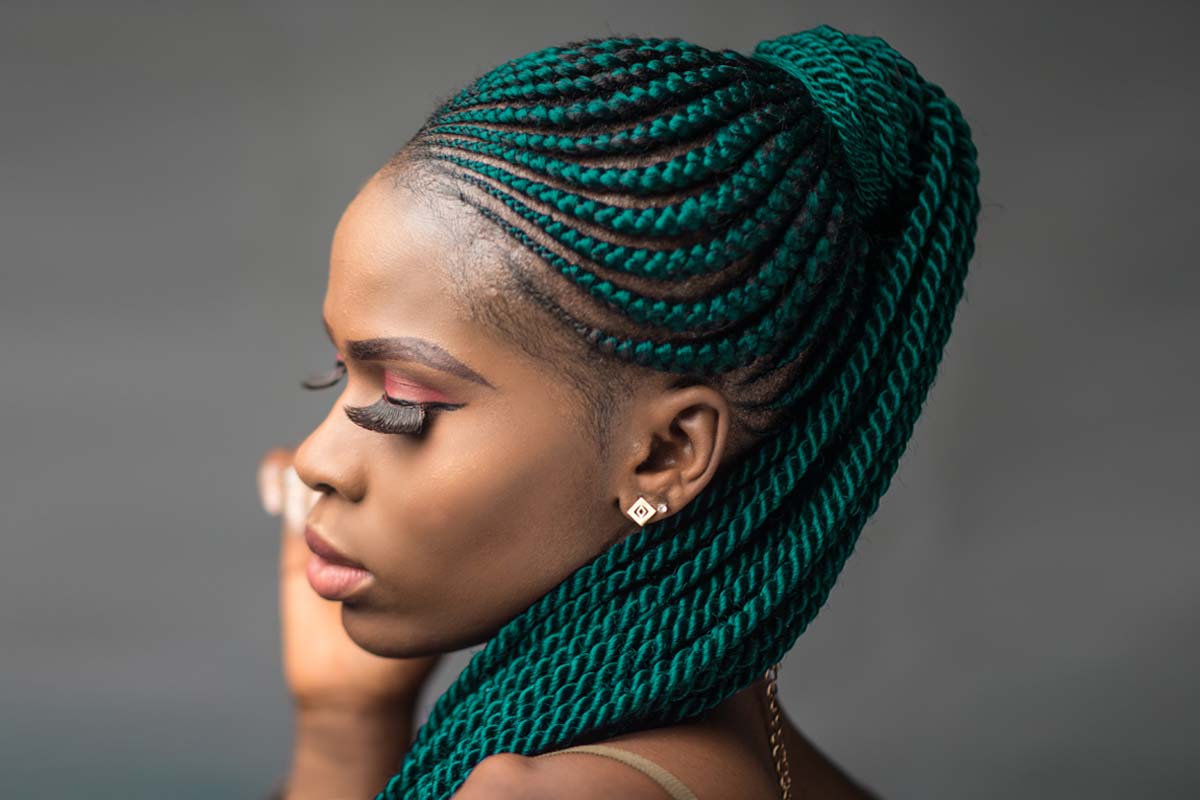 45 Braided Hairstyles for Black Women - Best Cornrows Braids You Should Try  | OD9JASTYLES
