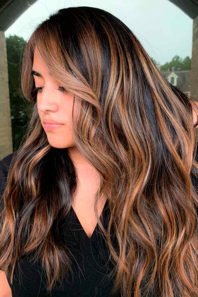 40 Chic Caramel Balayage Highlights  Hair Color Ideas Style Tips