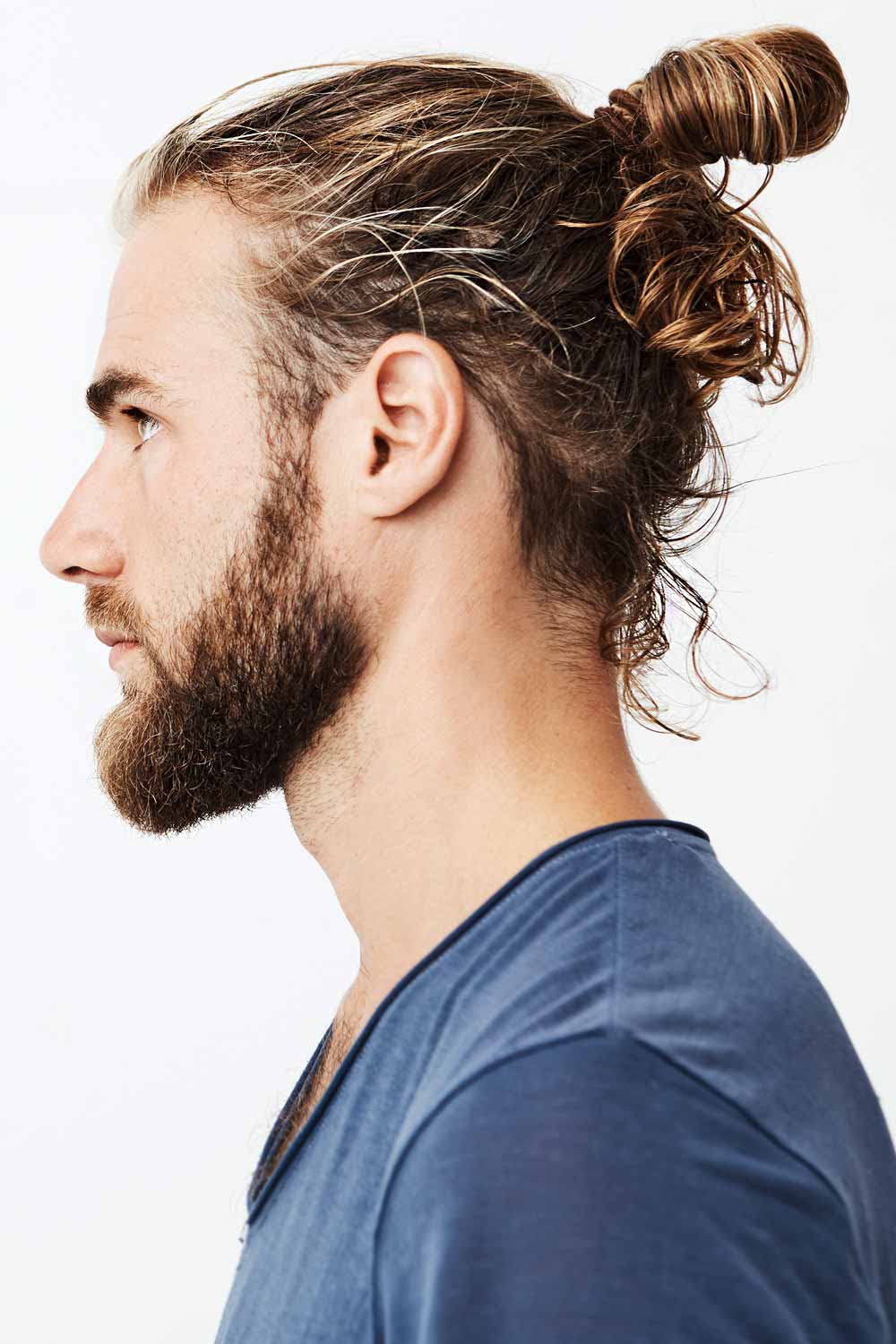 Updo Knot #longhaircutformen #longhairstyle #updoknot