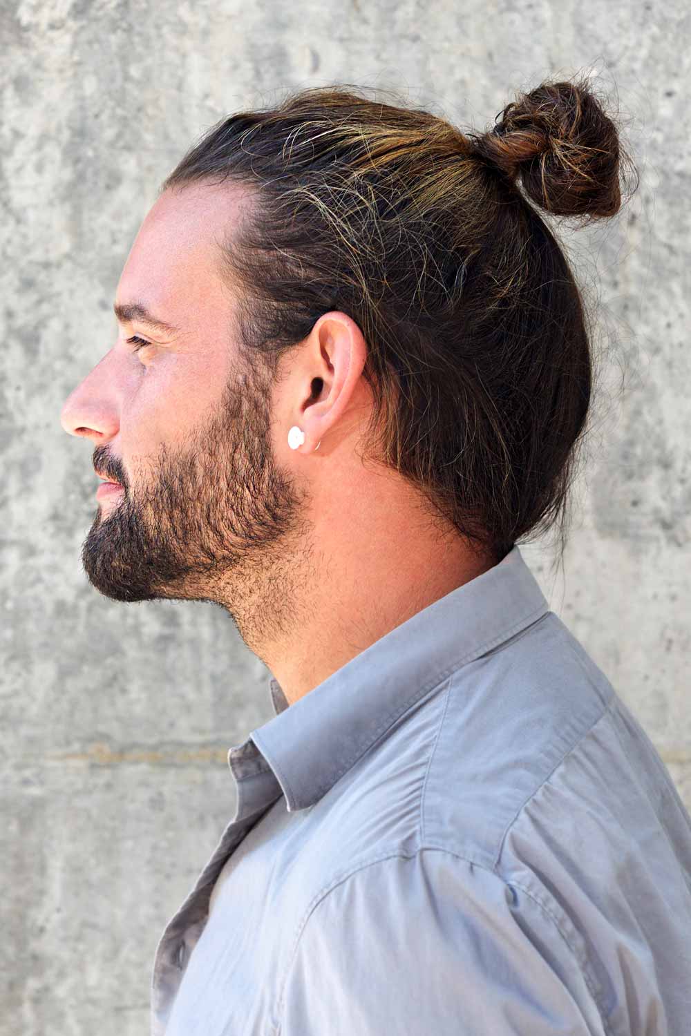 Updo Knot Hairstyles #longhaircutformen #longhairstyle #updoknot