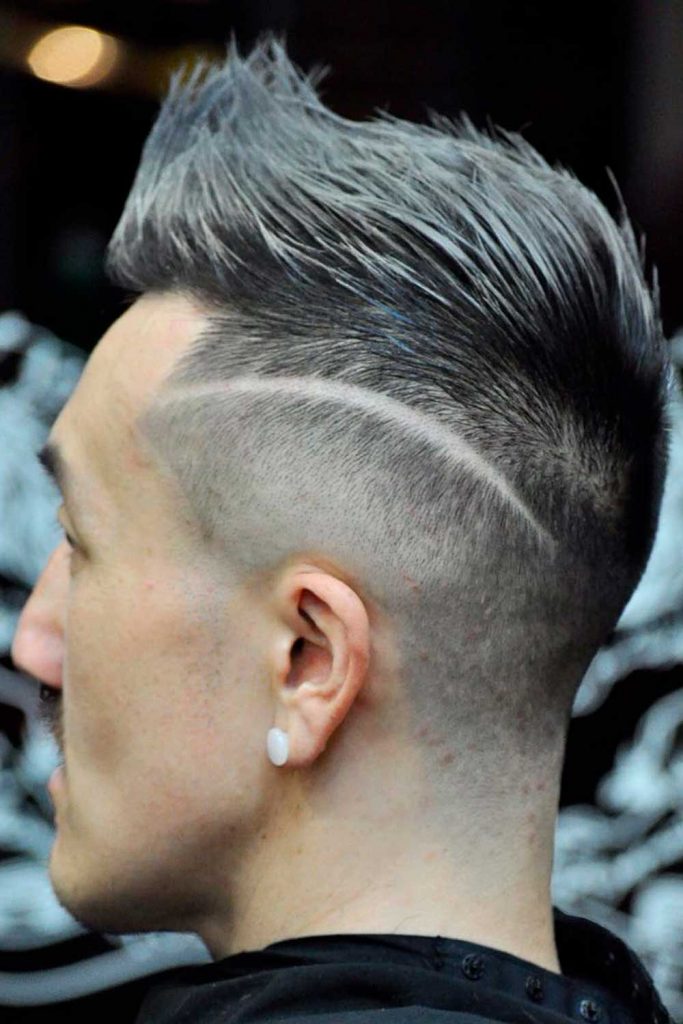Razor Line Mohawk Haircut
