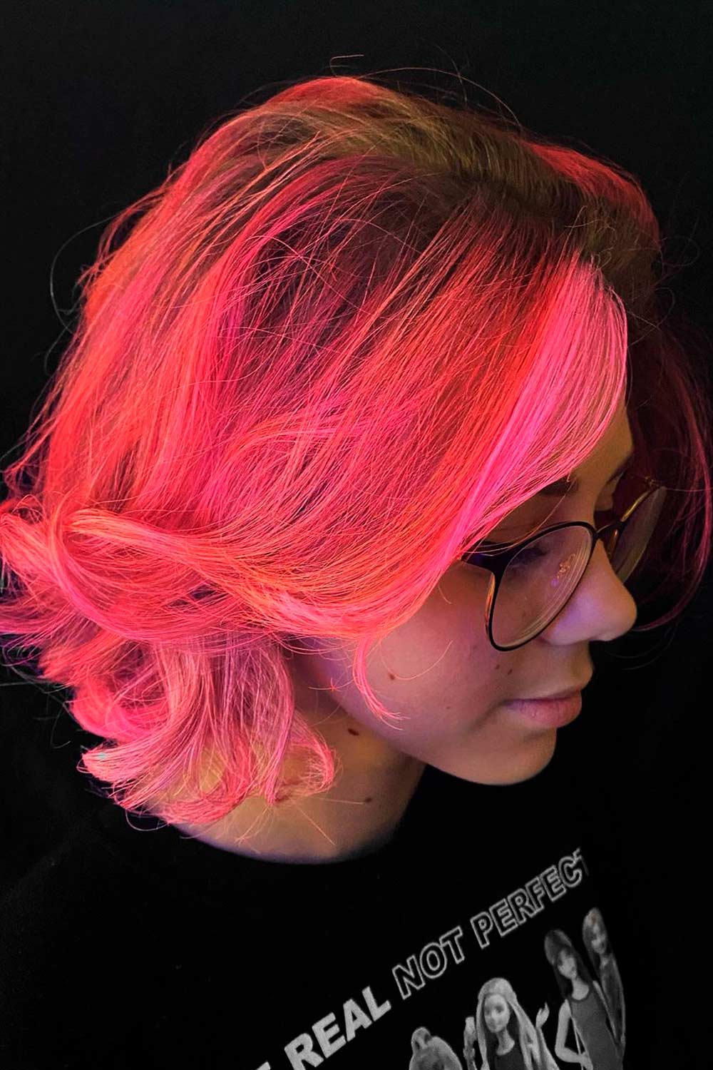 Neon Pink Short Hair Color Ideas