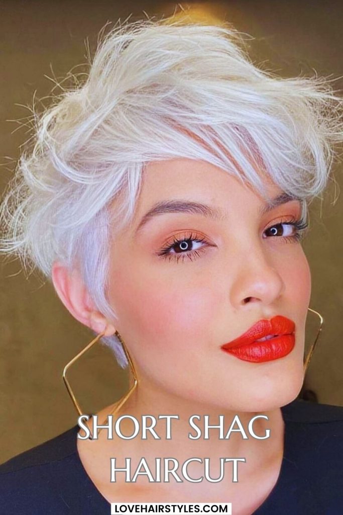 What Does A Short Shag Haircut Look Like? #shortshaghaircuts #shorthaircuts #shaghaircuts