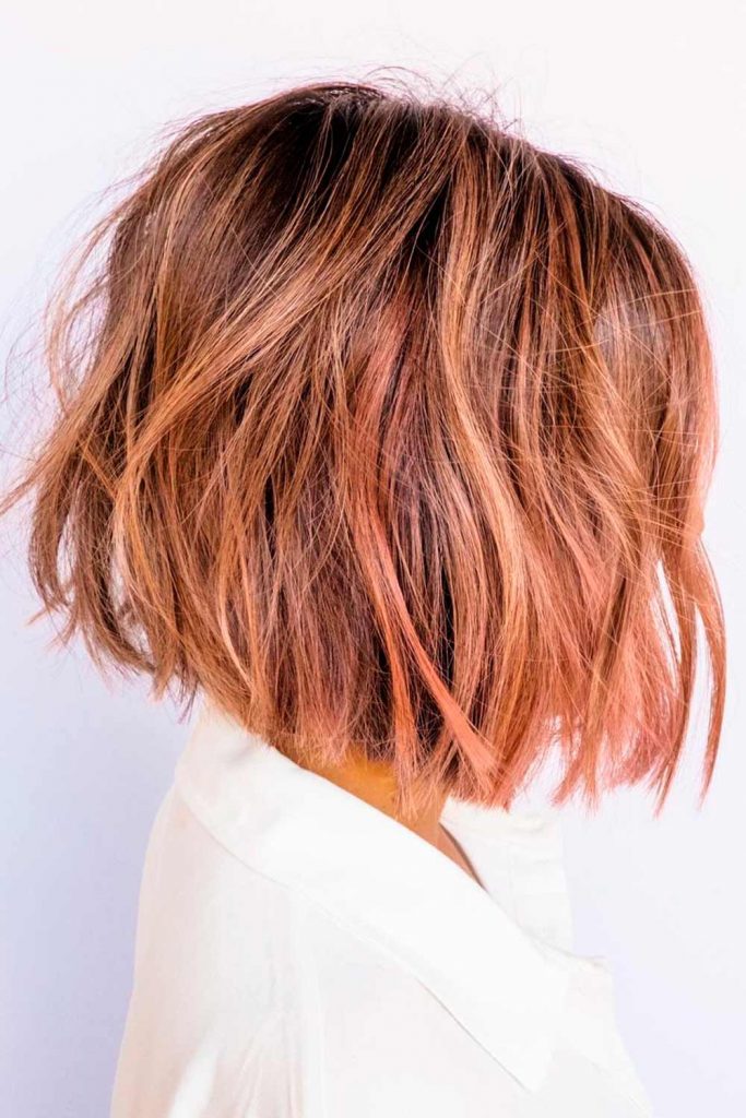 Layered bobs can be stunning if you have the right hair type