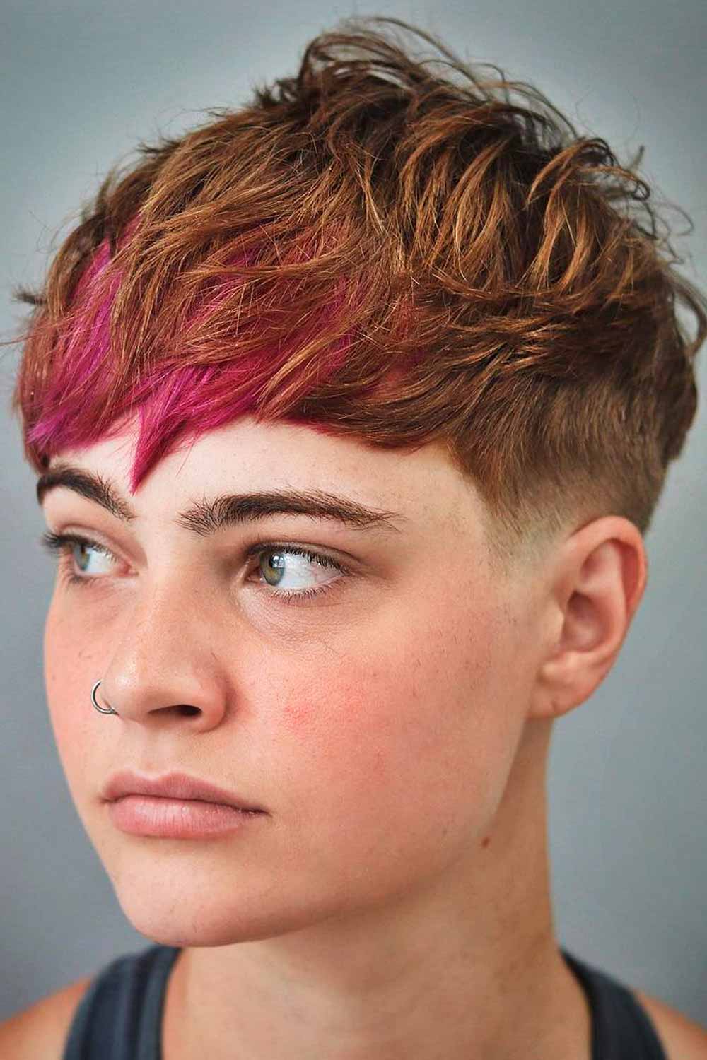 Low Tapered Skin Fade #androgynoushaircuts #androgynoushairstyles