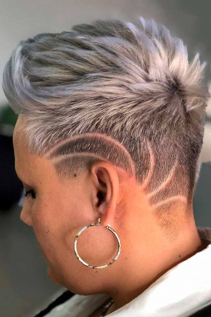 Platinum Pixie Hawk #androgynoushaircuts #androgynoushairstyles