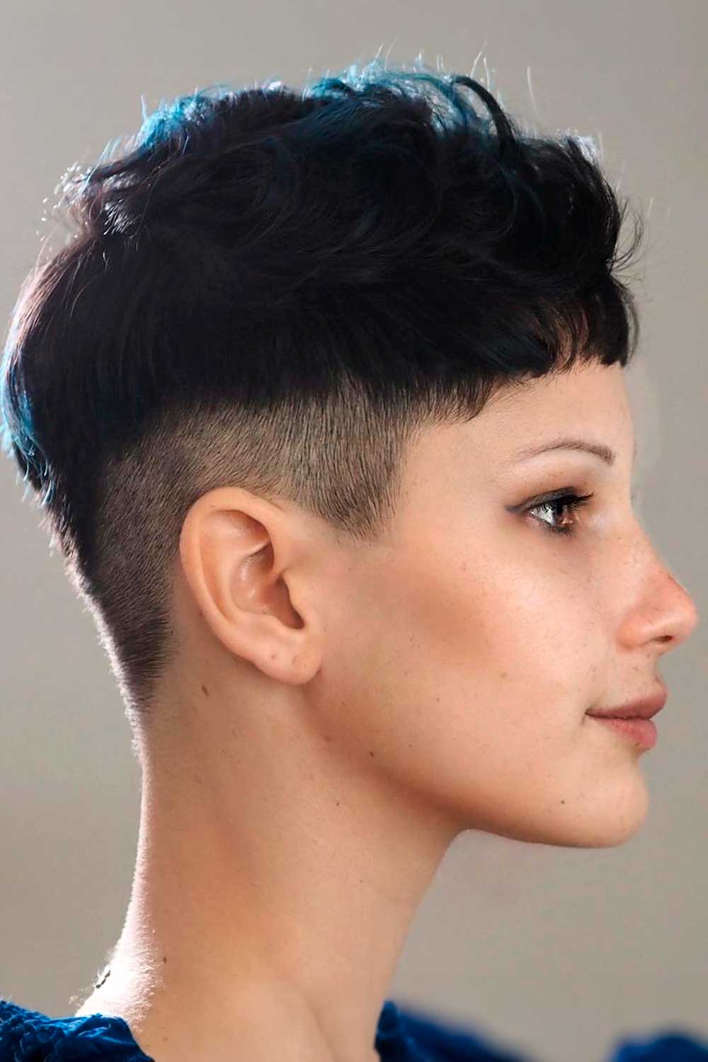 French Crop Haircut #androgynoushaircuts #androgynoushairstyles