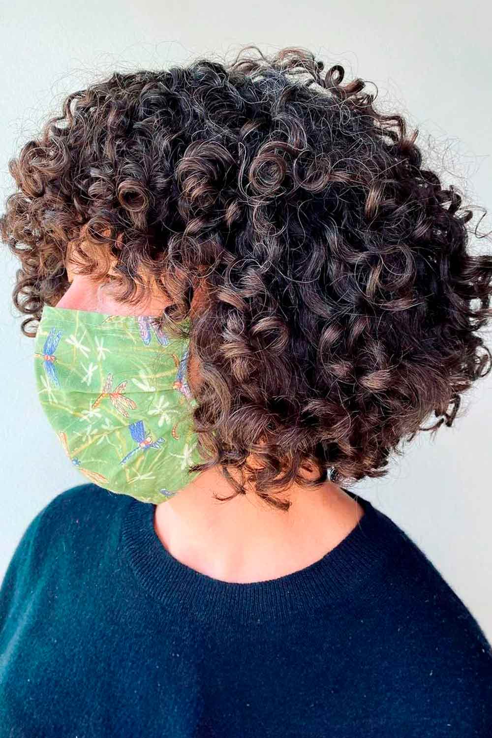 A-line Curly Bob #curlybob #haircuts #bobhaircuts #curlyhairstyles