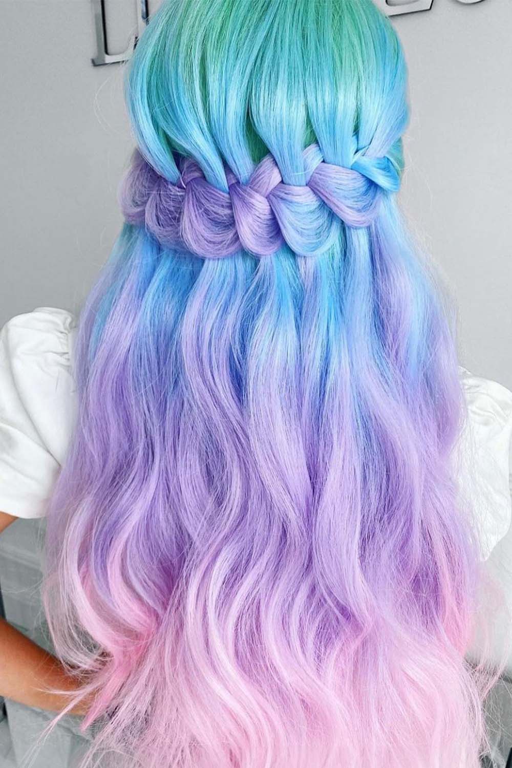 Long Hair with Color Ombre