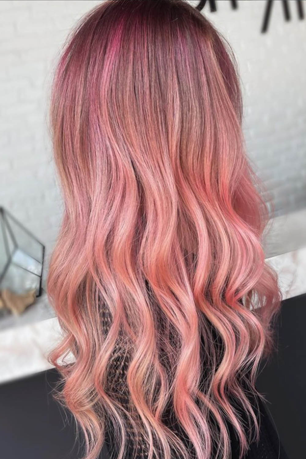 Long Light Pink Hair