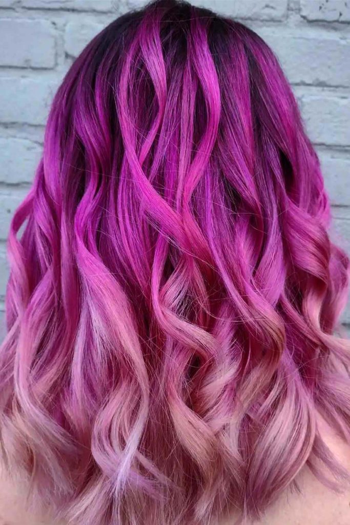 Powder Puff Pink Hair