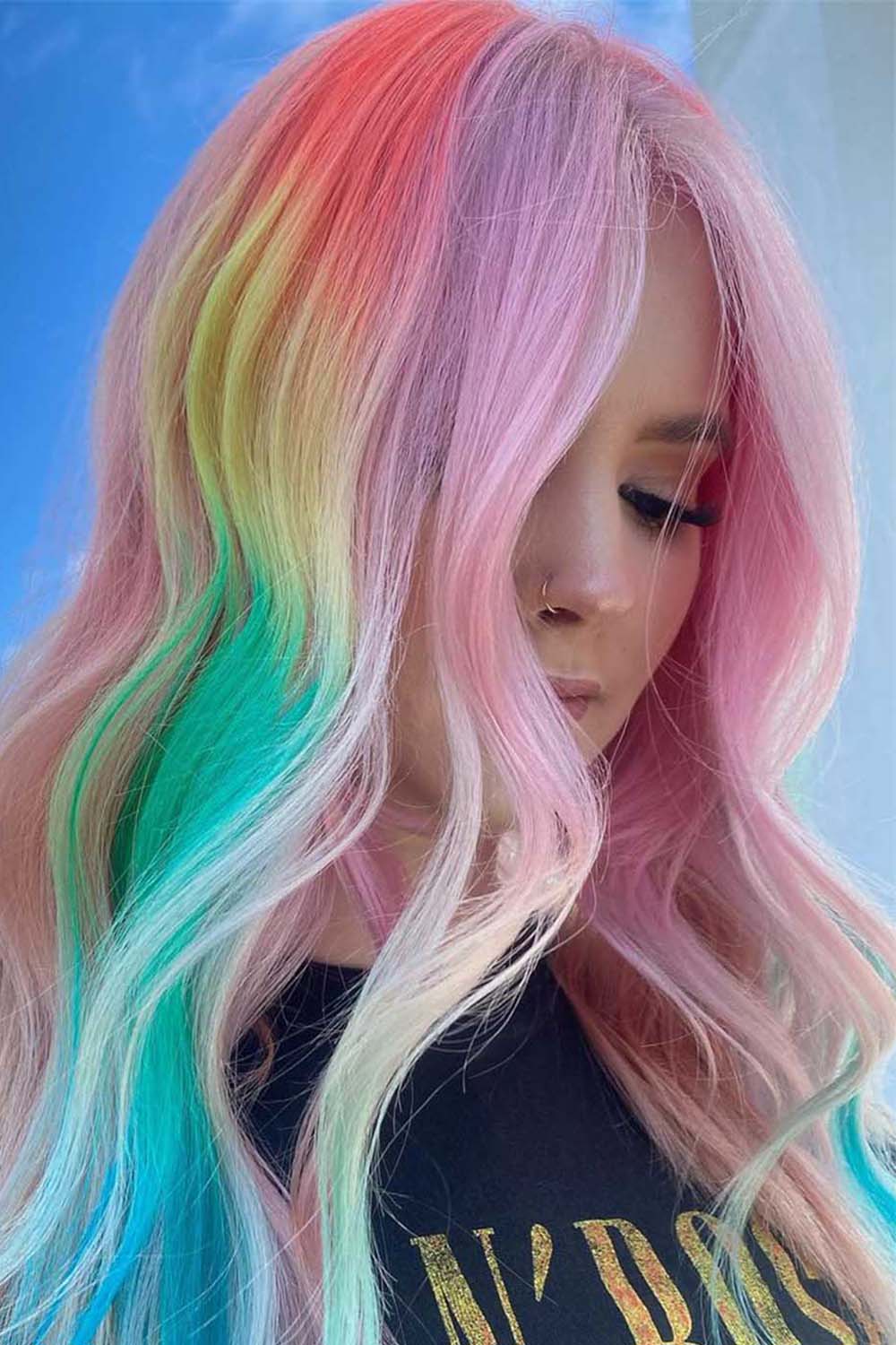 Unicorn Light Pink Hair Color
