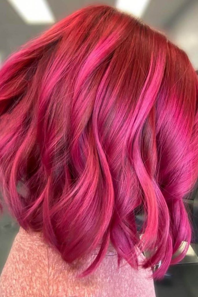 Pink Sherbet Hair Color