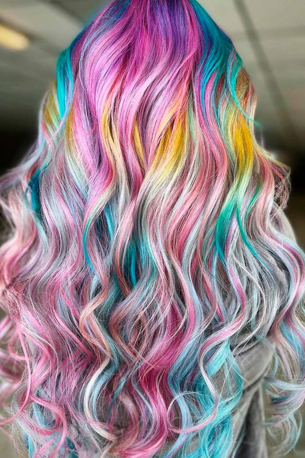 Candy Rainbow Hair Color