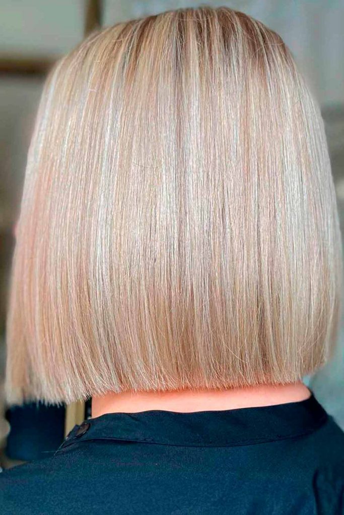 Icy Blonde Blunt Bob Idea #straighthair #straighthairstyle #straighthairideas