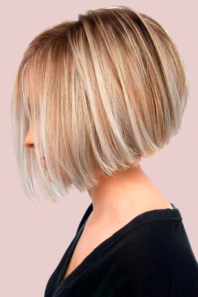 Face Framing A-line Bob #straighthair #straighthairstyle #straighthairideas