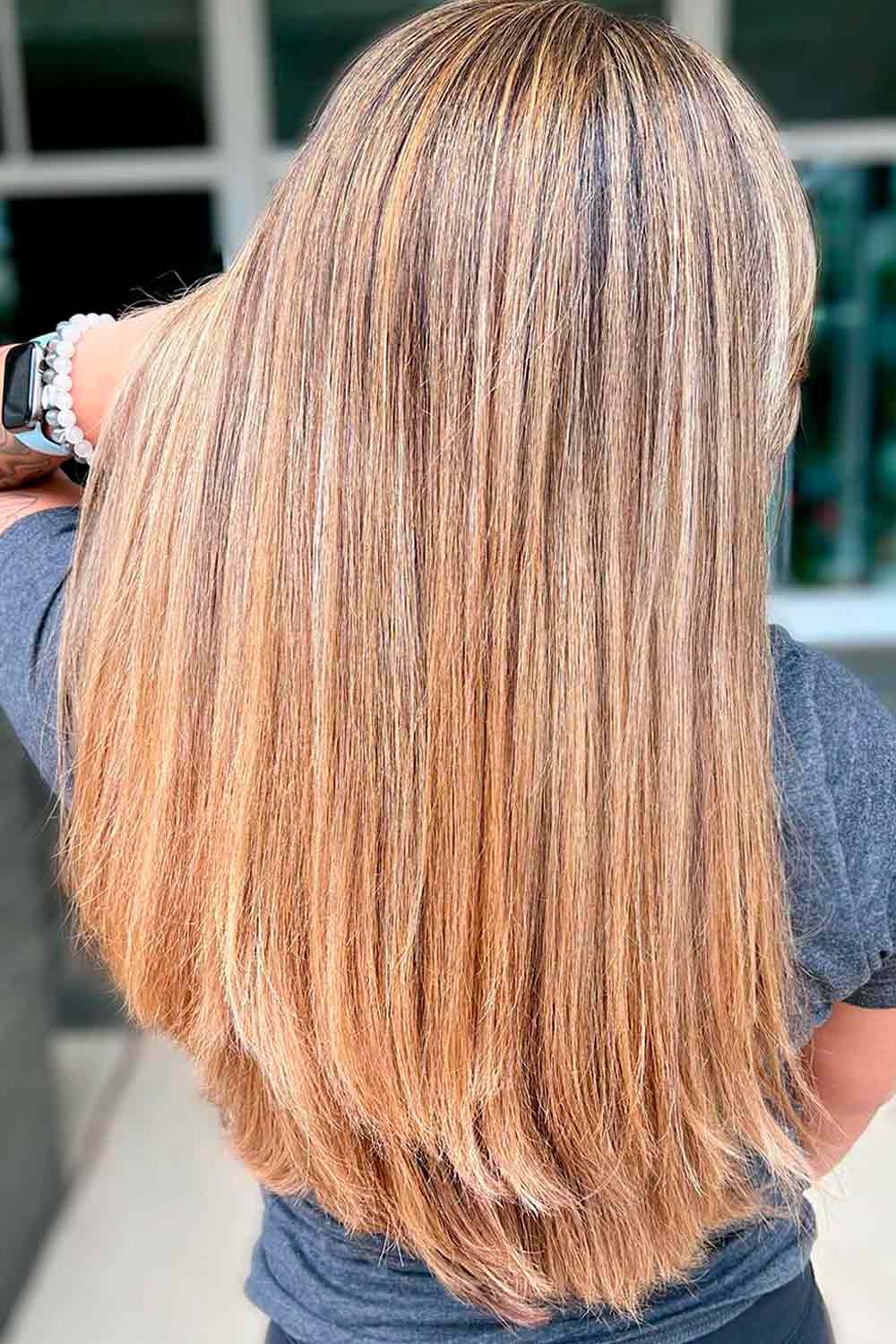 Long Blonde Layers Straight Hair #straighthair #straighthairstyle #straighthairideas