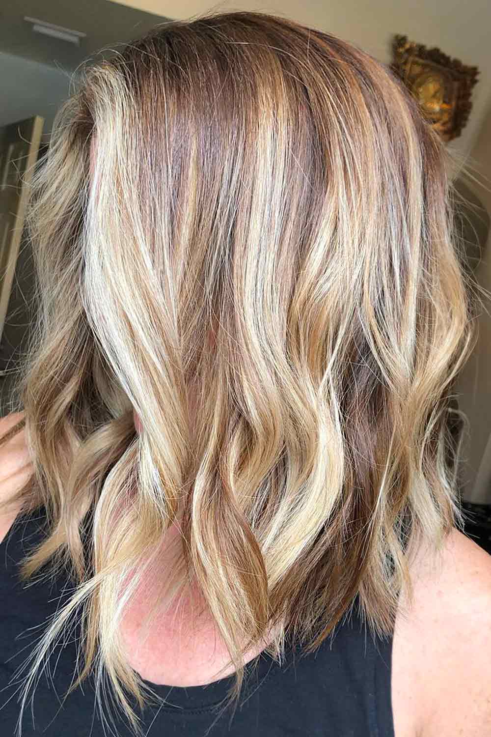 Bronde Balayage with Money Pieces #mediumhairbalayage #balayagehairstyles #mediumhair #balayage