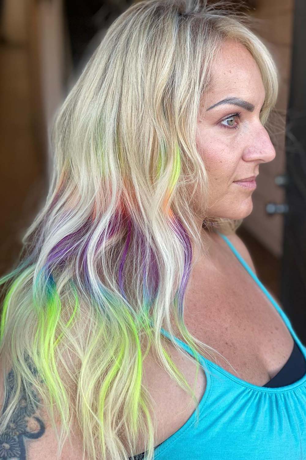 Rainbow Balayage