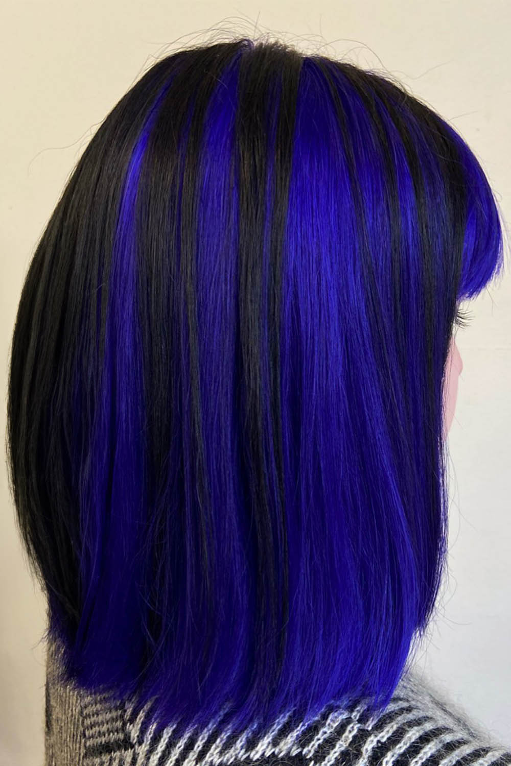 Blue and Black Hair Color