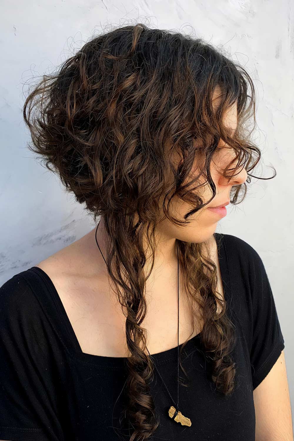 Jellyfish Haircut for Curly Hair