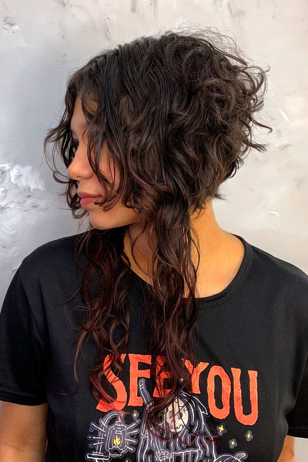 Jellyfish Cut Curly Hair