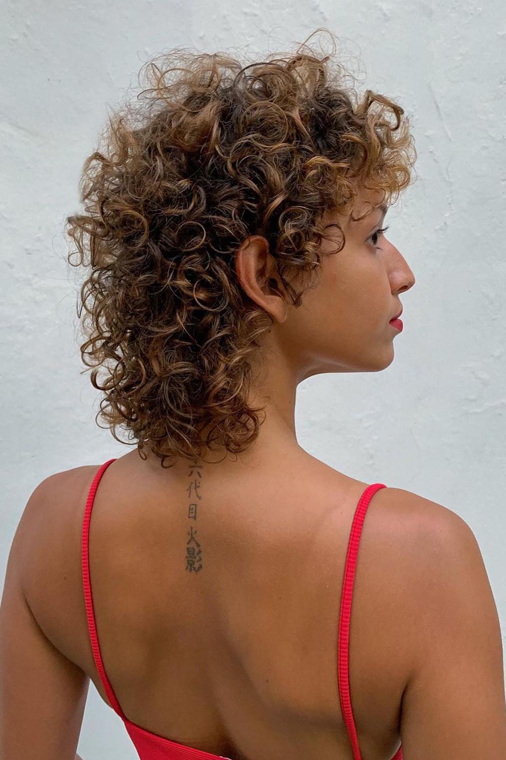 Curly Short Rock Hairstyle