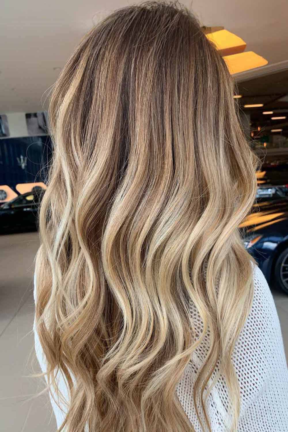 Long Bronde Hair With Highlights