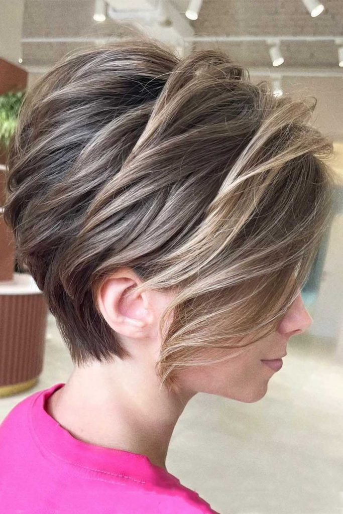 Long Textured Pixie