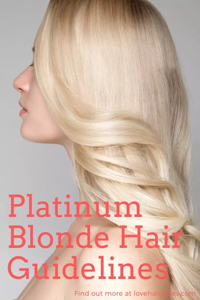 white blonde hair with lowlights