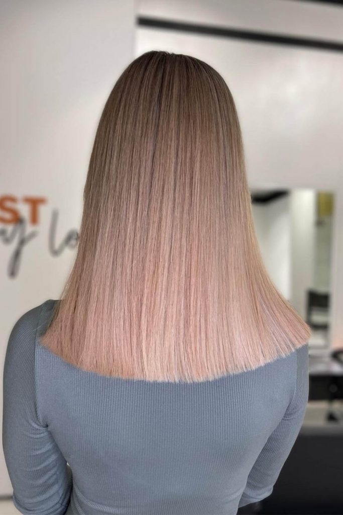 Pearl Blonde Ombre Hair