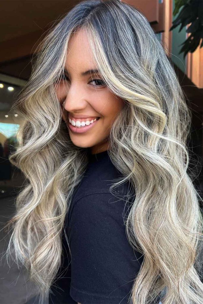 platinum silver hair