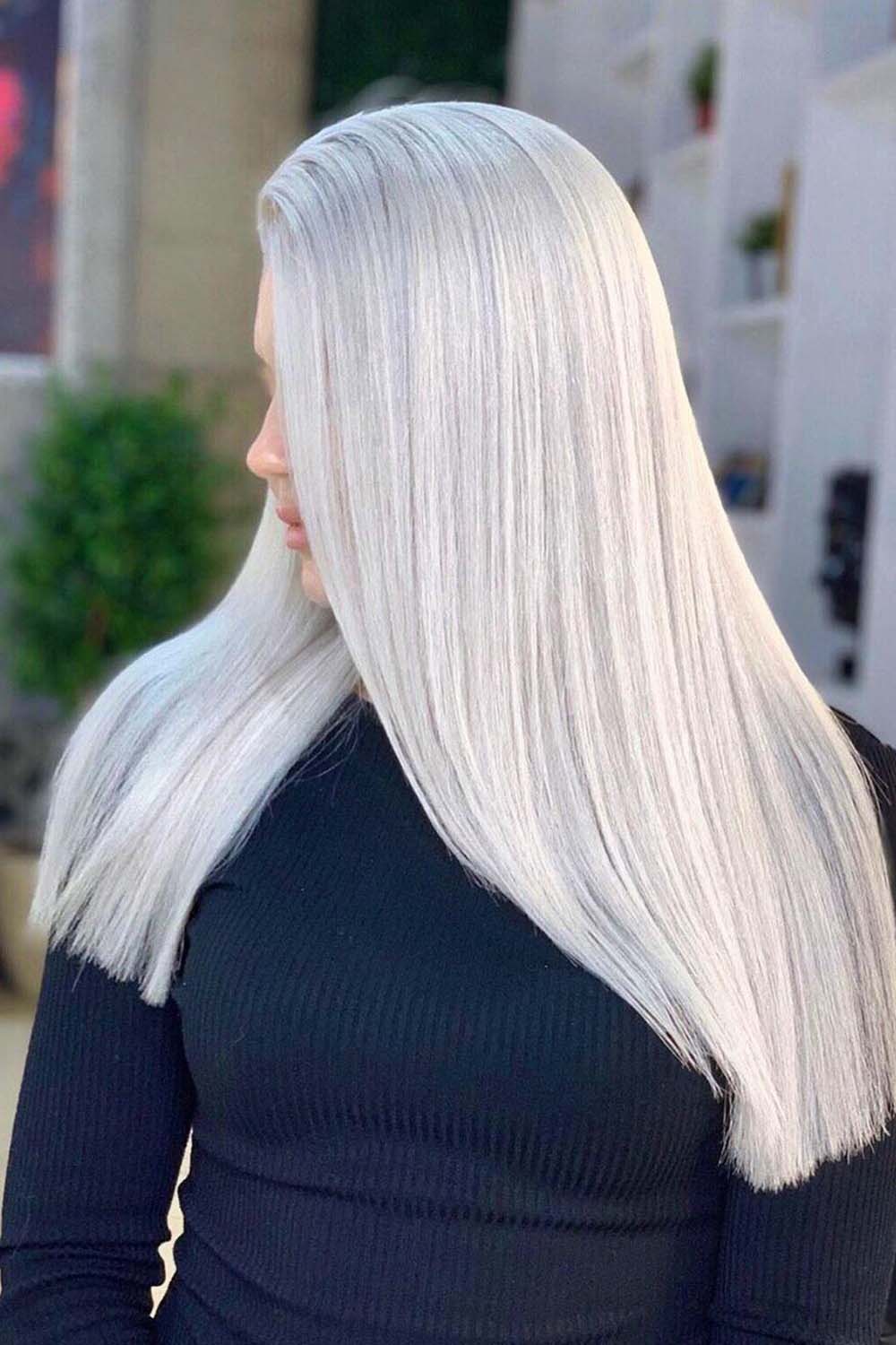 Ice Blonde Hair