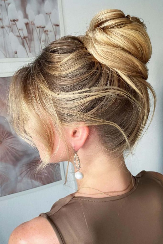 Lovely Messy Twisted Updo
