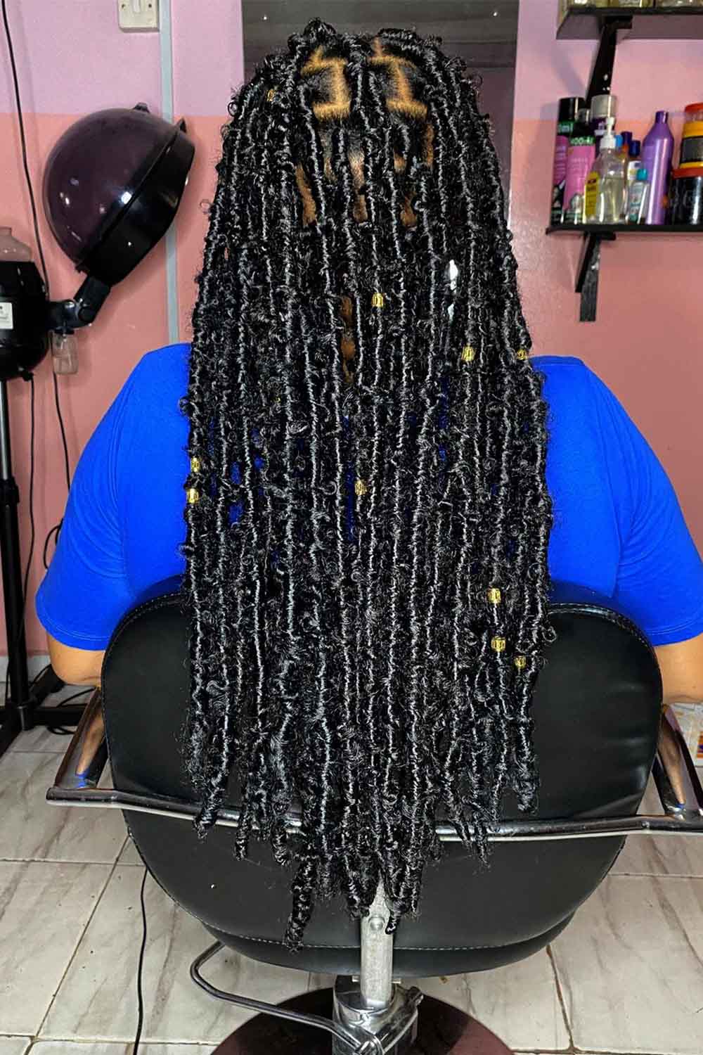 Butterfly Locs With Beads