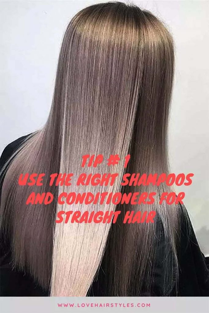 Right Shampoos and Conditioners for Straight Hair