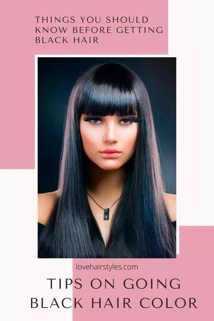 Tips On Going Black Hair Color