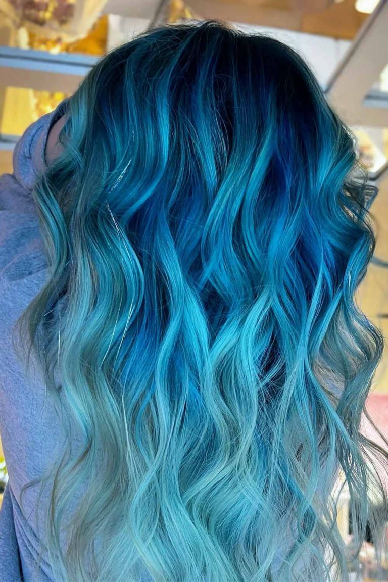 Ethereal Looks With Blue Hair