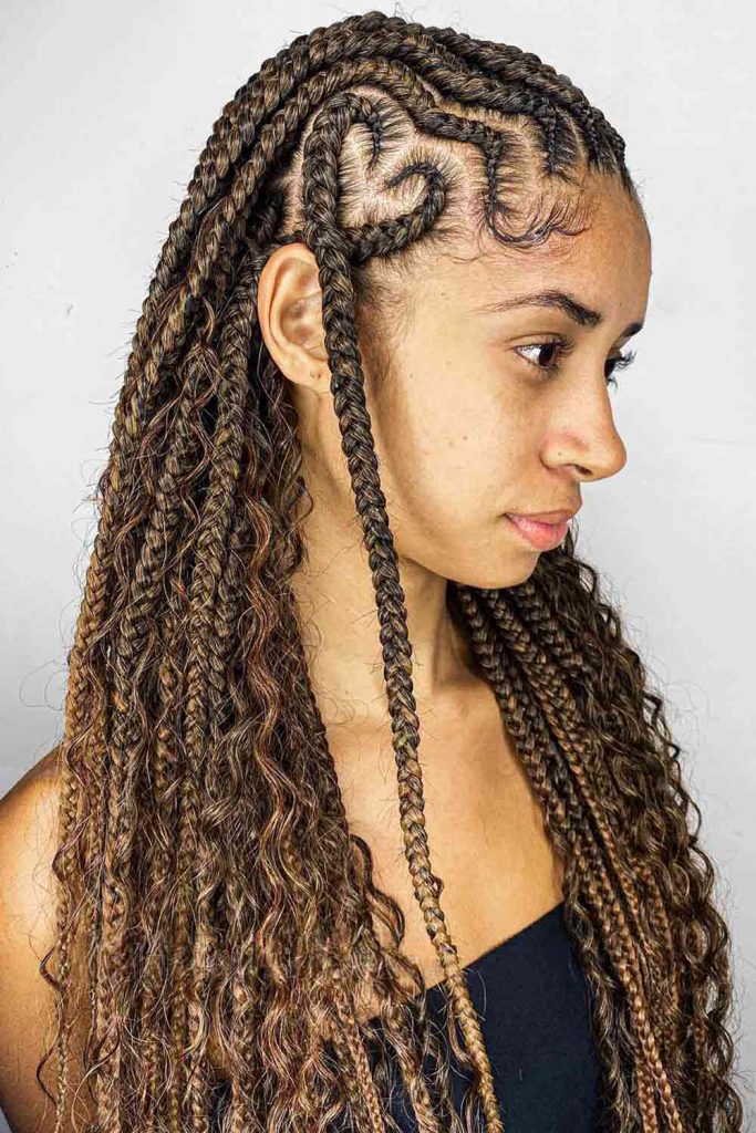 Fulani Goddes Braids #bohobraids #bohemianbraids #braids