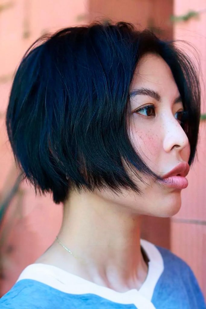 Stylish Brunette Bob Haircuts