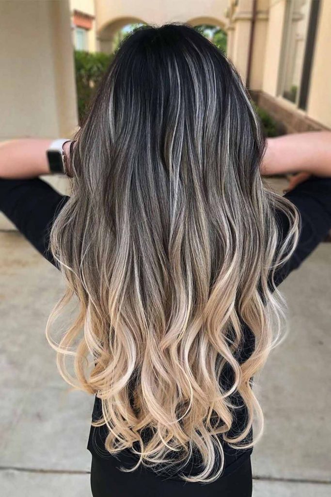 Blonde Ombre for Brunettes