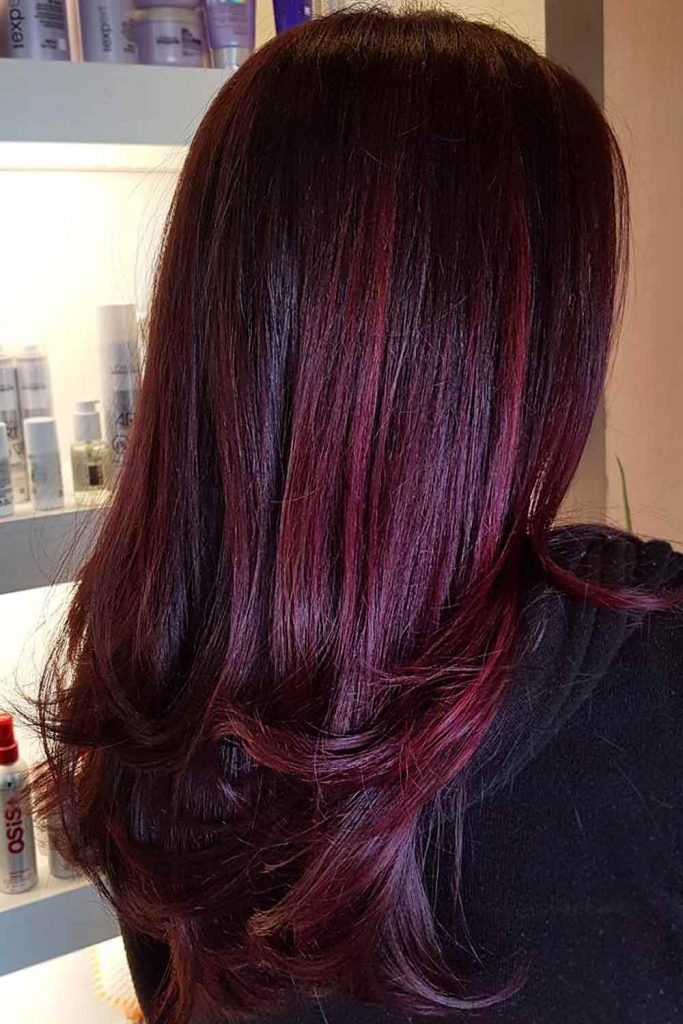 Ruby Dark Red Hair Color #darkredhair #darkredcolor #darkred #redhair