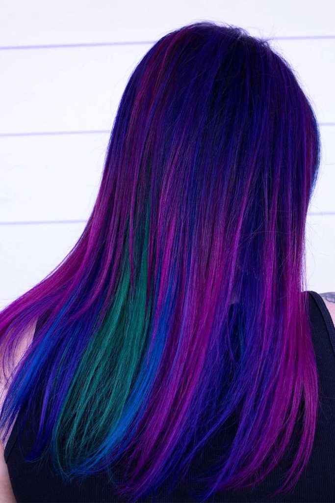 Galaxy Hair Ombre